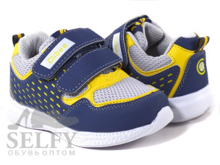 Кросівки дитячі Clibee F783 blue-yellow 26-31