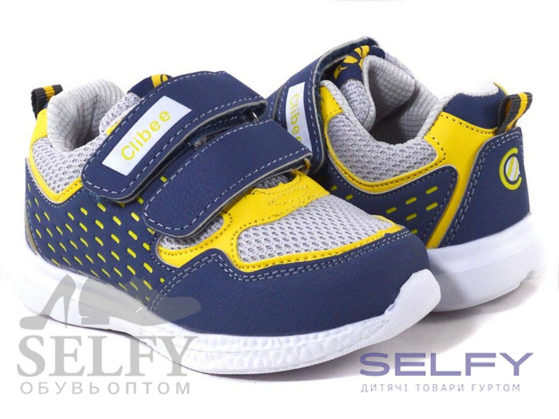Кросівки дитячі Clibee F783 blue-yellow 26-31, Фото 1