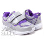 Кросівки дитячі Clibee F783 silver-purple 26-31