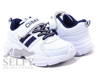 Кросівки дитячі Clibee F820 white-blue 26-31