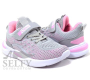 Кросівки дитячі Clibee F852 grey-pink 26-31