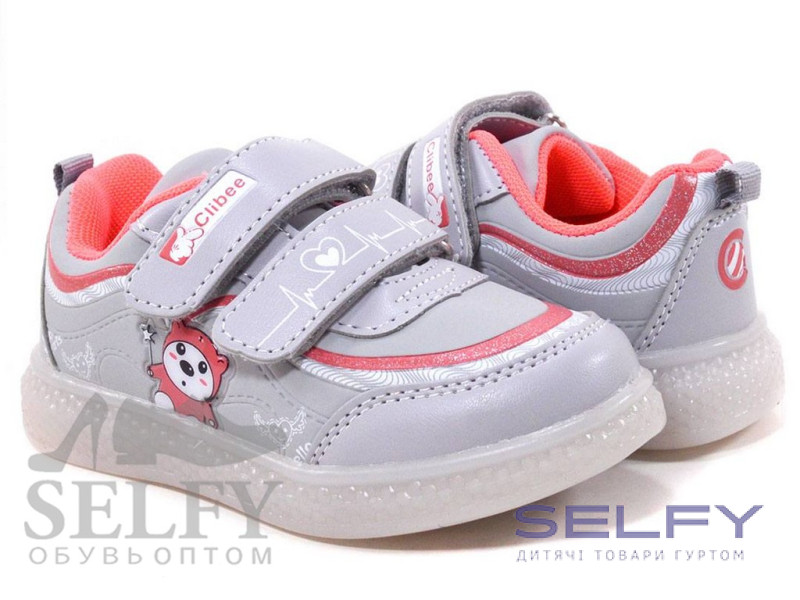 Кросівки дитячі Clibee F778 silver 26-31, Фото 3
