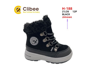 Черевики зимові Clibee H188 black 21-26