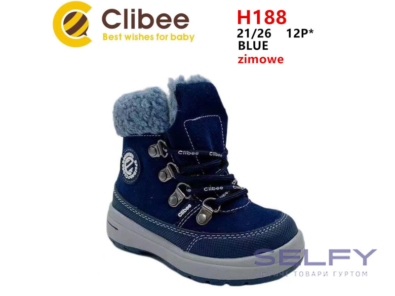 Ботинки детские Clibee H188 blue 21-26, Фото 1