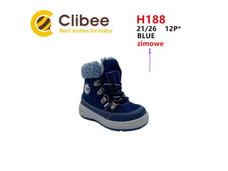 Черевики зимові Clibee H188 blue 21-26