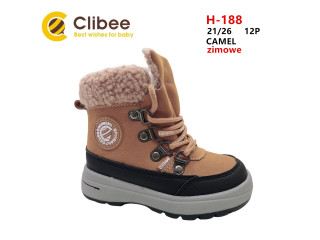 Ботинки детские Clibee H188 brown 21-26