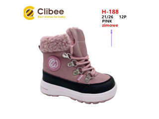 Черевики зимові Clibee H188 pink 21-26