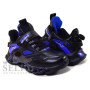 Кроссовки детские Clibee L-71 black-blue 32-37