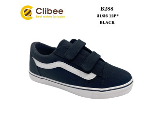 Кеди дитячі Clibee B288 black 31-36