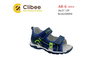 Босоніжки дитячі Clibee AB-6 blue-green 26-31