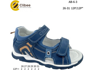 Босоніжки дитячі Clibee AB-6-3 blue-yellow 26-31