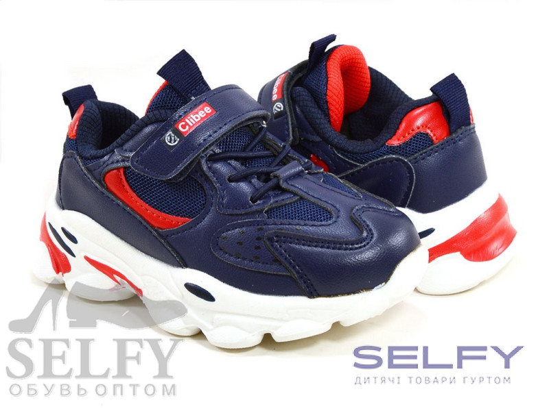 Кросівки дитячі Clibee L-156 blue-red 26-31, Фото 1
