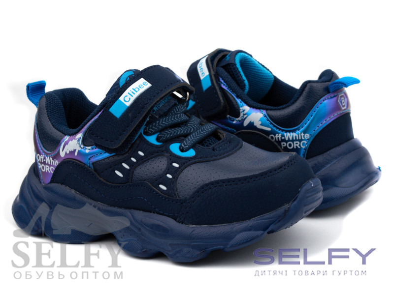 Кросівки дитячі Clibee F915 blue-blue 27-32, Фото 1