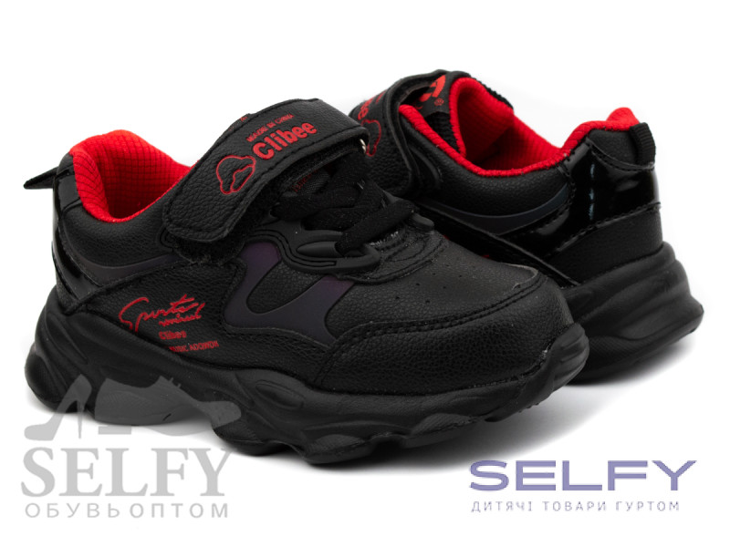 Кросівки дитячі Clibee F917 black-red 26-31, Фото 1