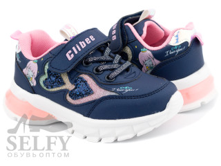 Кросівки дитячі Clibee F939 blue-pink 27-32