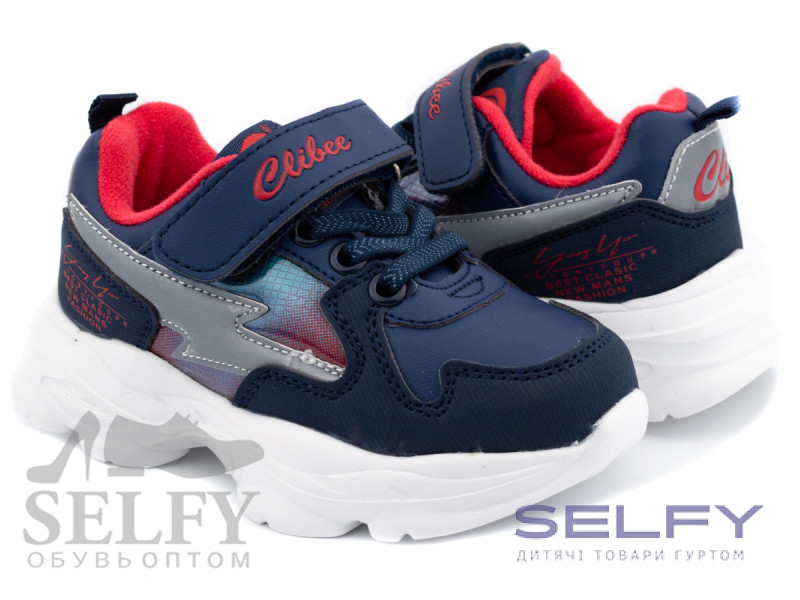 Кросівки дитячі Clibee F960 blue-red 26-31, Фото 1