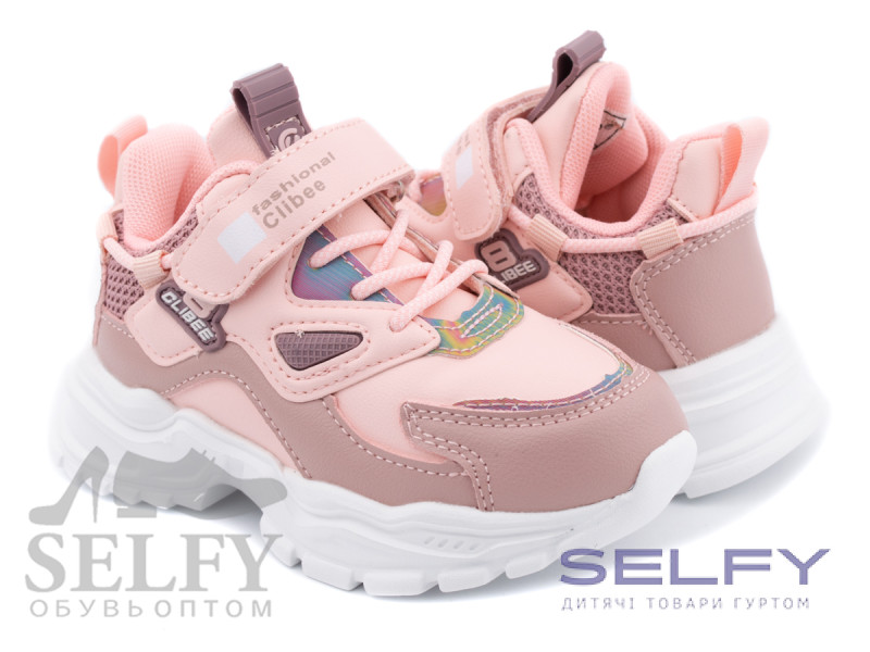 Кросівки дитячі Clibee F8 pink 26-31, Фото 1