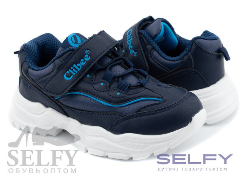 Кроссовки детские Clibee F988-2 blue 31-36, Фото 1