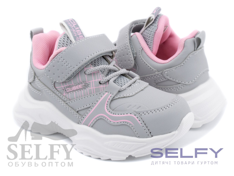 Кросівки дитячі Clibee F981 silver-pink 27-32, Фото 1