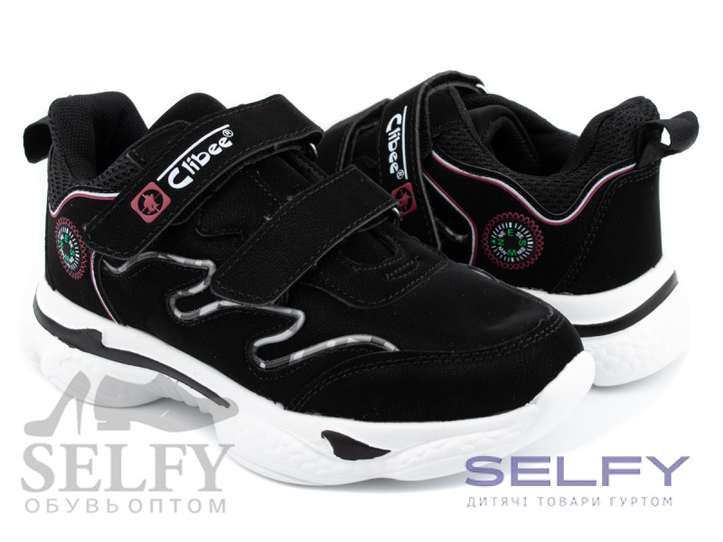 Кросівки дитячі Clibee F998 black 32-37, Фото 1