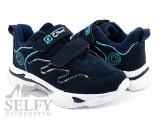 Кроссовки детские Clibee F998 blue-blue 32-37