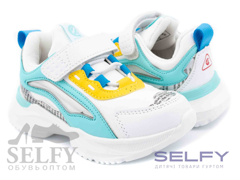 Кросівки дитячі Clibee F979 white-blue 27-32, Фото 1