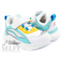 Кросівки дитячі Clibee F979 white-blue 27-32