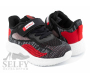 Кроссовки детские Clibee F-10 black-red 26-31