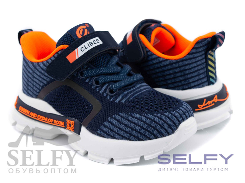 Кросівки дитячі Clibee F-17 blue-orange 27-32, Фото 1