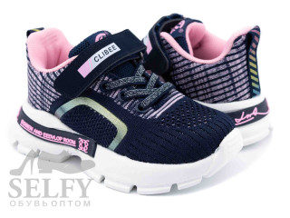 Кросівки дитячі Clibee F-17 blue-pink 27-32