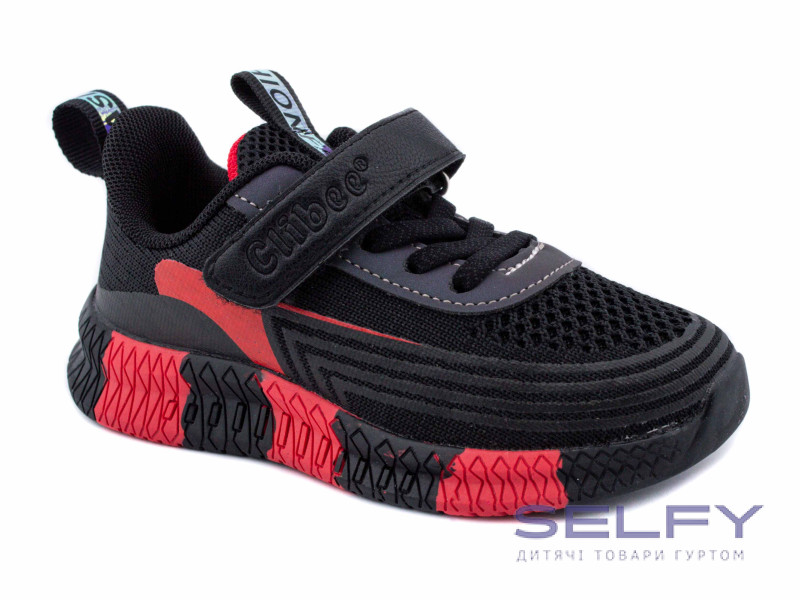 Кросівки дитячі Clibee L-36A black-red 26-31, Фото 1