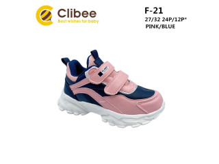 Кросівки дитячі Clibee F-21 pink-blue 27-32