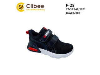 Кросівки дитячі Clibee F-25 black-red 27-32