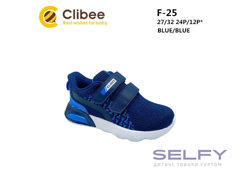 Кросівки дитячі Clibee F-25 blue-blue 27-32, Фото 1