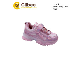 Кросівки дитячі Clibee F-27 pink 27-32