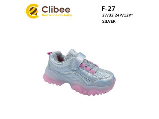 Кросівки дитячі Clibee F-27 silver 27-32
