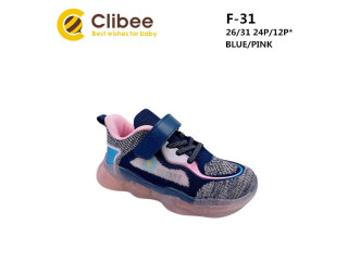 Кросівки дитячі Clibee F-31 blue-pink 26-31