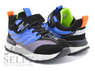 Кросівки дитячі Clibee L-212 black-blue 26-31