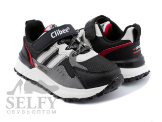 Кроссовки детские Clibee L-217 black-red 32-37