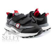 Кроссовки детские Clibee L-215A black-red 32-37