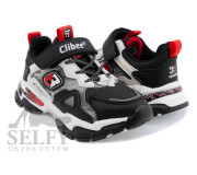 Кросівки дитячі Clibee L-218 black-red 32-37