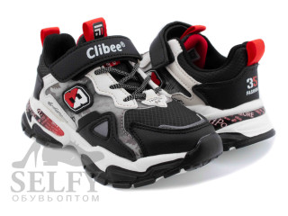 Кросівки дитячі Clibee L-218 black-red 32-37