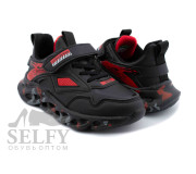 Кроссовки детские Clibee L-71 black-red 32-37