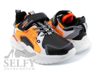 Кросівки дитячі Clibee L-300 black-orange 32-37