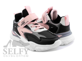 Кросівки дитячі Clibee L-303 black-pink 32-37