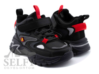 Кросівки дитячі Clibee L-250 black-red 26-31