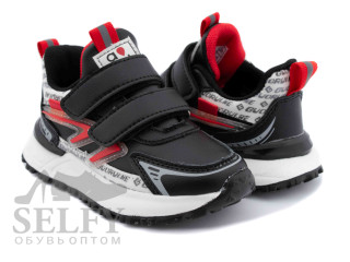 Кроссовки детские Clibee L-230A black-red 32-37
