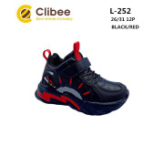 Кросівки дитячі Clibee L-252 black-red 26-31