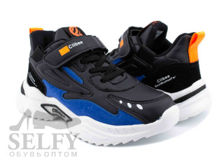 Кроссовки детские Clibee E-72 black-blue 32-37