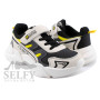 Кроссовки детские Clibee E-80 white-yellow 32-37